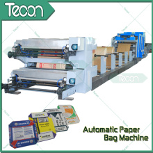 Cement Paper Bag Making Machine with 4 Colors Printing in Line